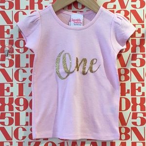 Sparkle Sisters Birthday Tee (One), NEW WITH TAGS